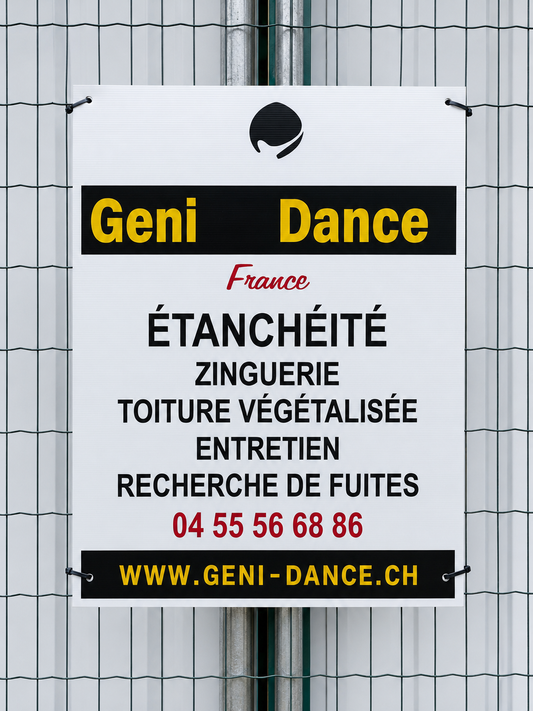 Panneau publicitaire chantier sur mesure